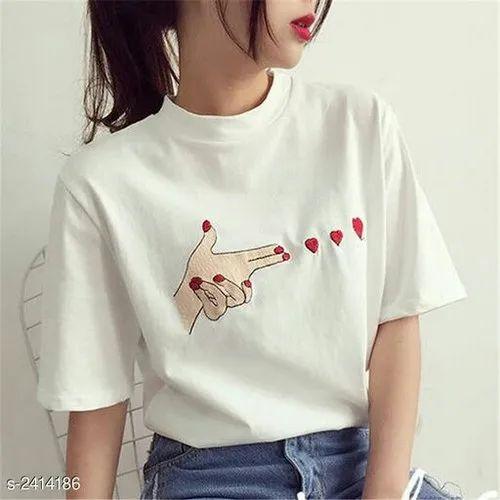 white T-shirt for women