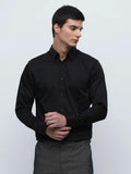 Men's Casual Shirt-MCS-BLU-L-013