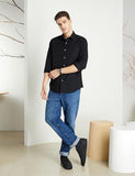 Symbol Premium Men's Casual Cotton Poplin Shirt (Regular Fit)