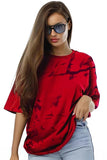 Round Neck Regular & Plus Size Printed T-Shirt 100% Cotton Half Sleeve382