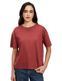 Women's Super Soft Cotton Round Neck Solid T-Shirt (Stylish | Regular Fit) (Available in Plus Sizes)24101