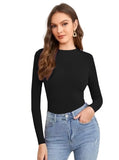 1Round Neck Loose Fit Drop Shoulder Casual T-Shirt177264
