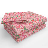 King size bedsheet with flower design 242