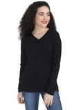 Black colour tshirt for women19