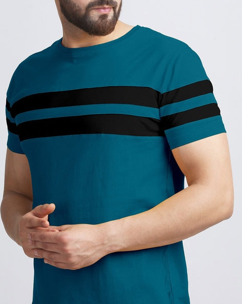 Striped Crew-Neck T-shirt