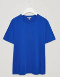 Blue Round Neck T Shirt, Half Sleeves classy & trendy.